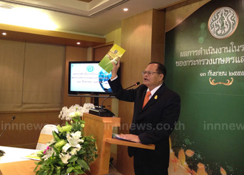 รมว.เกษตรฯ ชูสร้างเขื่อนแม่วงก์ เป็นผลงานชิ้นโบแดง