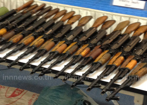 เชียงรายจับอาวุธสงคราม เครื่องยิง RPG-กระสุน อื้อ