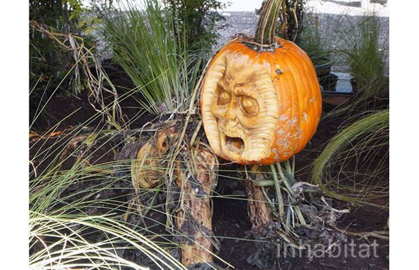 สยองสมจริง! การแกะสลักฟักทองซอมบี้ในสหรัฐฯ