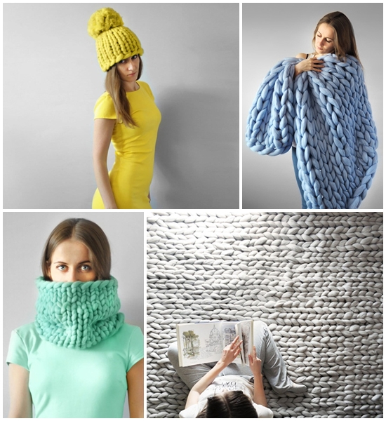 ถักนิตติ้งแบบใหม่ ไซส์บิ๊กเบิ้ม หนาขนาดนี้บอกเลยว่าอุ่นชัวร์ !