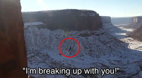  แฟนสาวร้องบอกเลิกสุดเสียง หลังแฟนแกล้งผลักตกหน้าผา