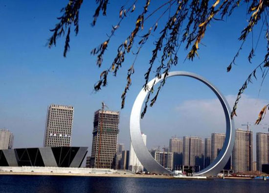 จีนสร้างวงแหวนมหึมาสูงเท่าตึก 50 ชั้น หวังเป็นแลนด์มาร์กแห่งใหม่