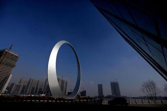 จีนสร้างวงแหวนมหึมาสูงเท่าตึก 50 ชั้น หวังเป็นแลนด์มาร์กแห่งใหม่