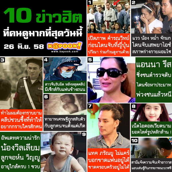 10 ข่าวฮิต