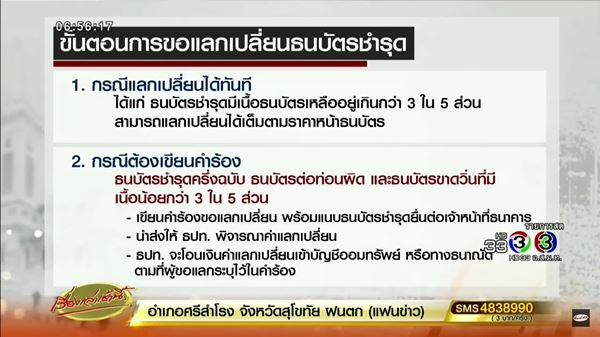 หลักเกณฑ์ แบงก์ขาด-ชำรุด 