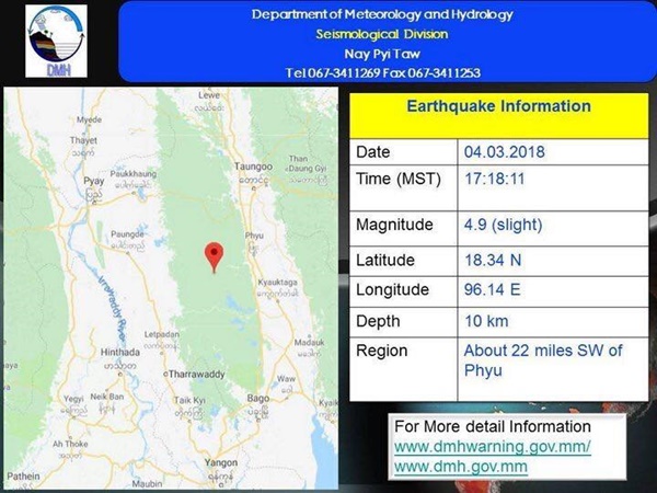 ข่าวแผ่นดินไหว  
