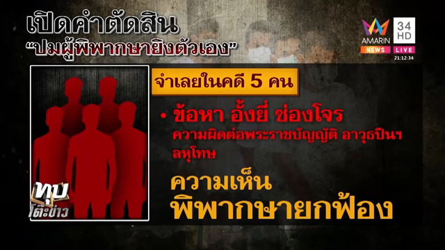 ผู้พิพากษายะลายิงตัวเอง   