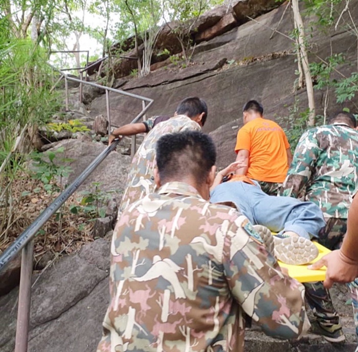   แท้จริงถูกแฟนผลักตกผาแต้ม