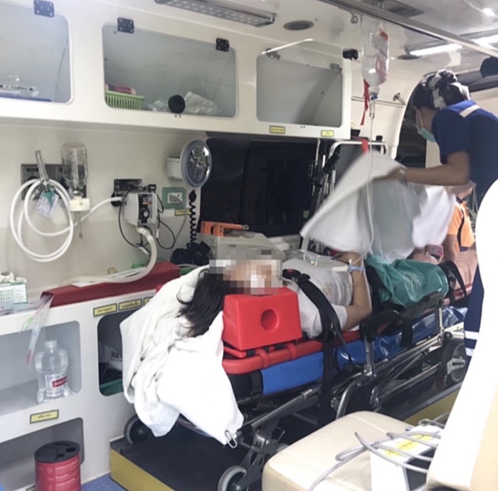   แท้จริงถูกแฟนผลักตกผาแต้ม