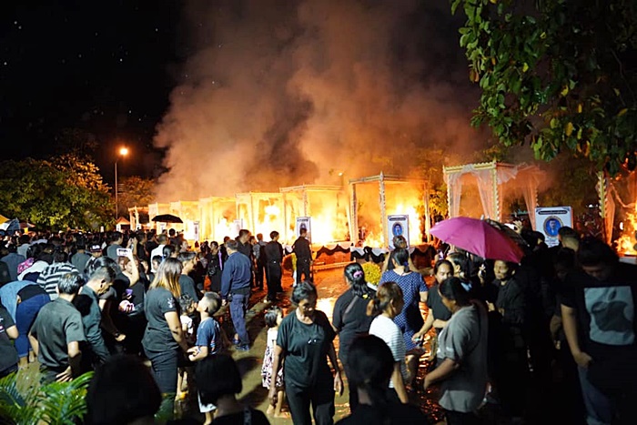 พระราชทานเพลิงศพ 9 ชรบ. เหยื่อโจรใต้