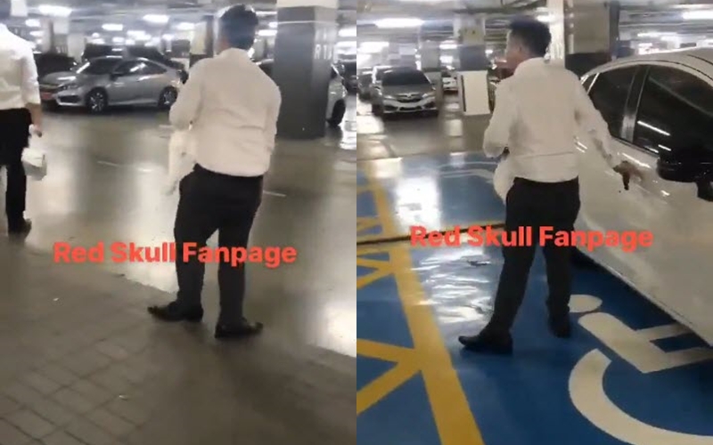 จอดรถตรงช่องคนพิการ