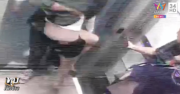  น้ำอุ่น ลากตัวลัลลาเบล จากลิฟต์เข้าห้อง 