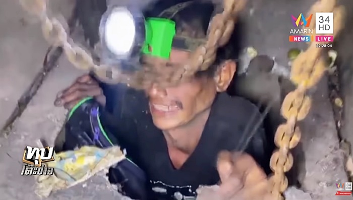 ติดในท่อ
