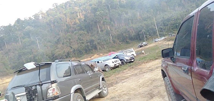 ตั้งแคมป์เขตหวงห้าม 