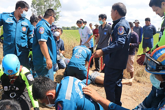 สูดแก๊สไข่เน่าจนสลบ