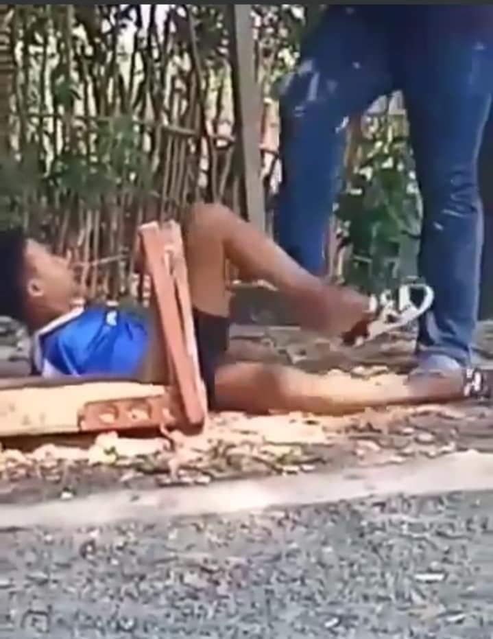 โจ๋หุ่นหมี ต่อยเด็กพิการ 