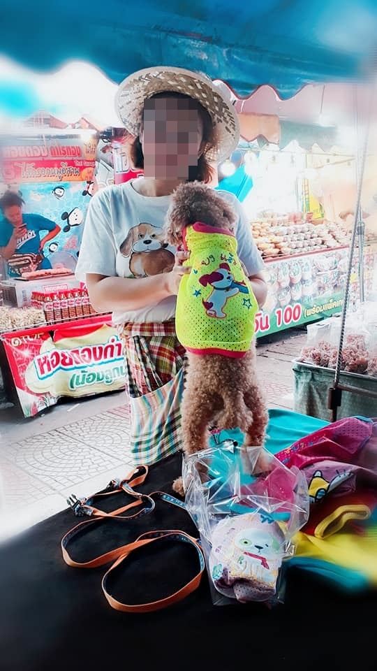 วีรกรรมป้าอุ้มหมาเข้าเซเว่น