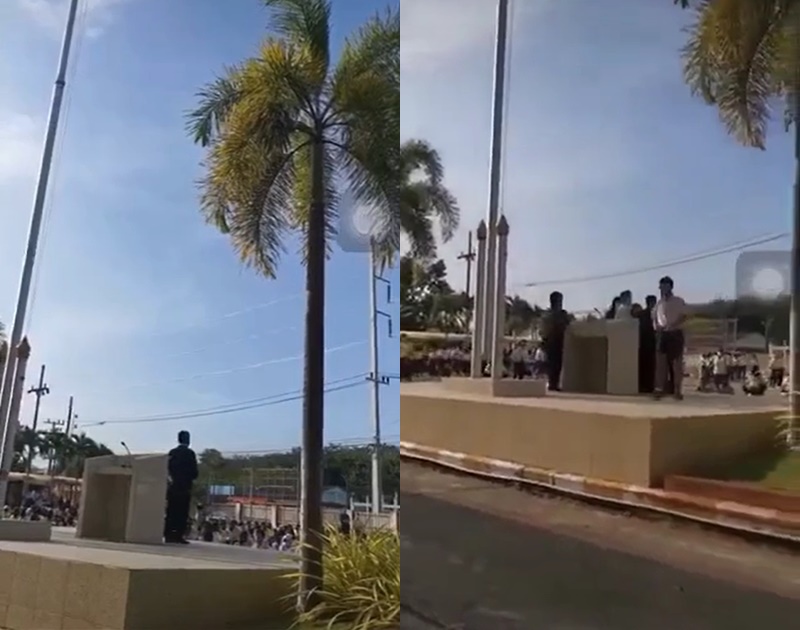 ปมเหตุข่าวฉาว ผอ. ชักปืนโชว์หน้าเสาธง