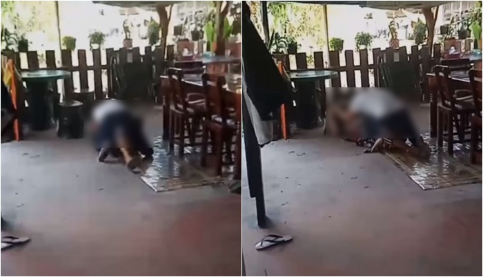 ทุบแม่ต่อหน้าหลาน  