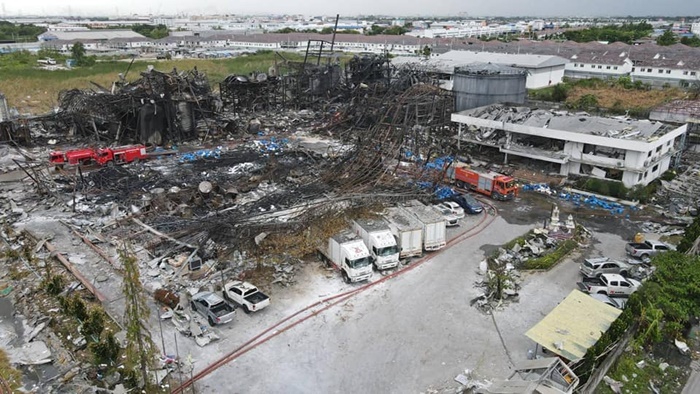  โรงงานหมิงตี้หลังไฟไหม้