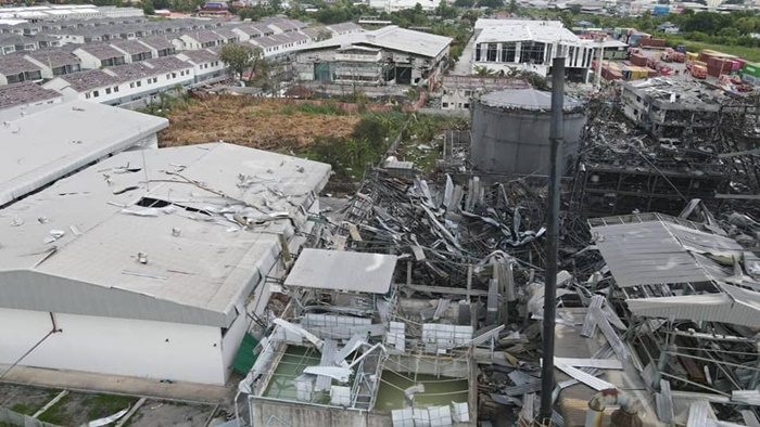  โรงงานหมิงตี้หลังไฟไหม้