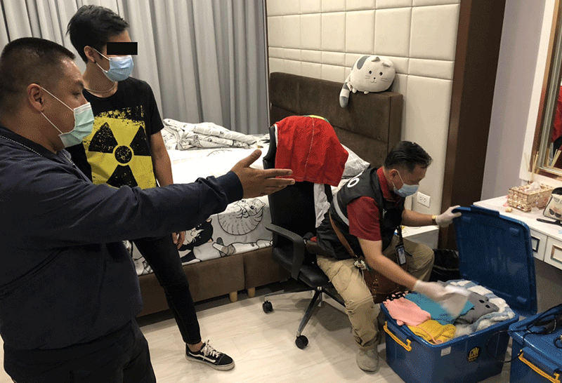 ยึดทรัพย์สินเครือข่ายพนันออนไลน์เสี่ยโป้ 