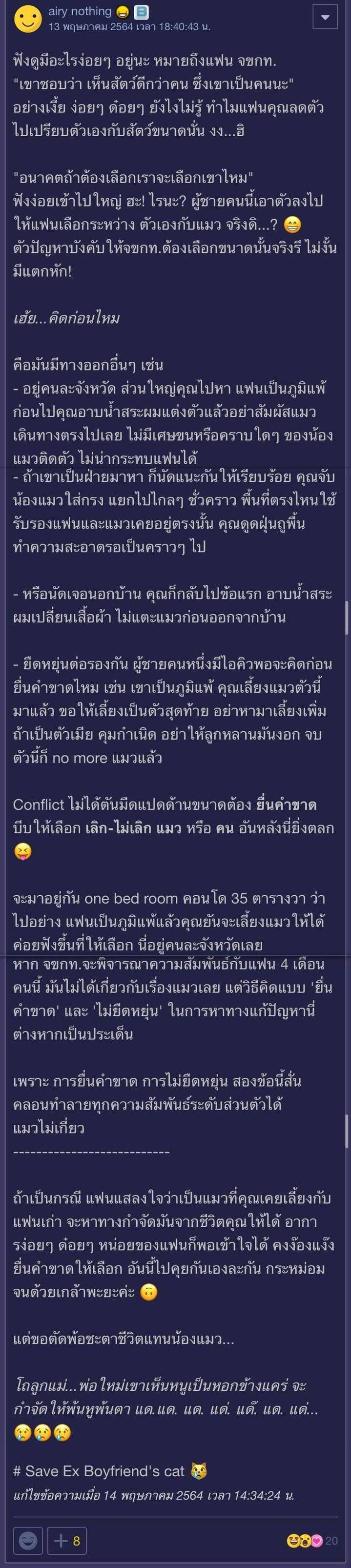 แมวกับแฟน