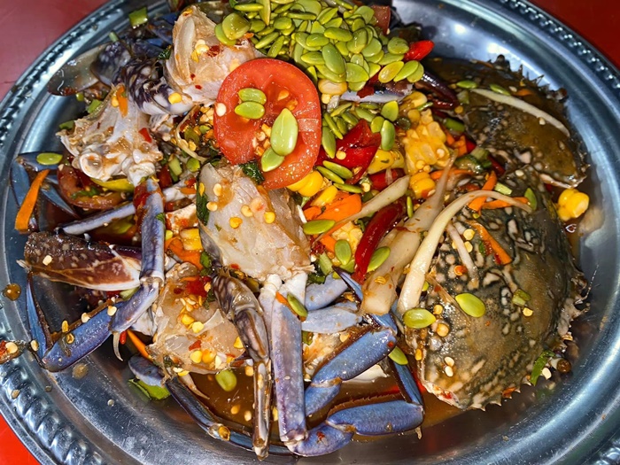 ดราม่าร้านส้มตำ ตำกุ้งสด