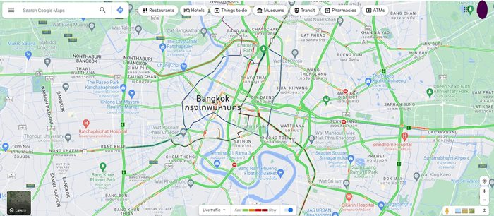 ปรากฏการณ์เส้นทางสีเขียว ใน กทม. 