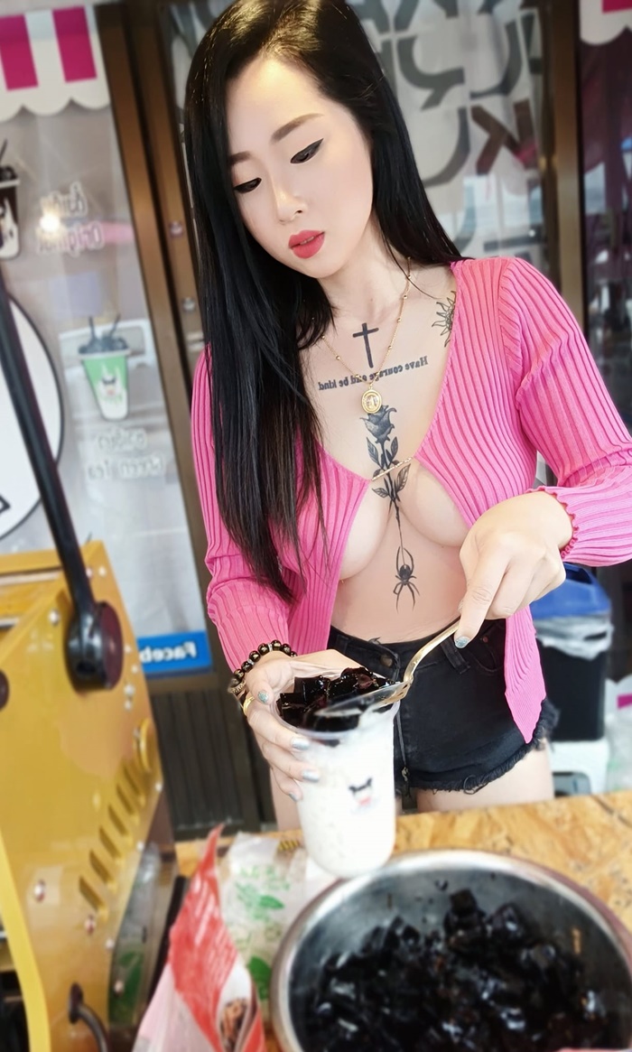 เฉาก๊วยนมสด 