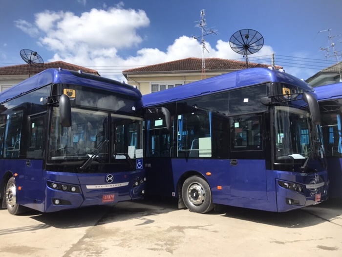 เผยโฉมรถเมล์ไฟฟ้า