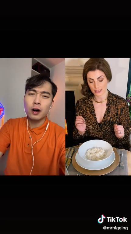 กินข้าวด้วยมีดกับส้อม...