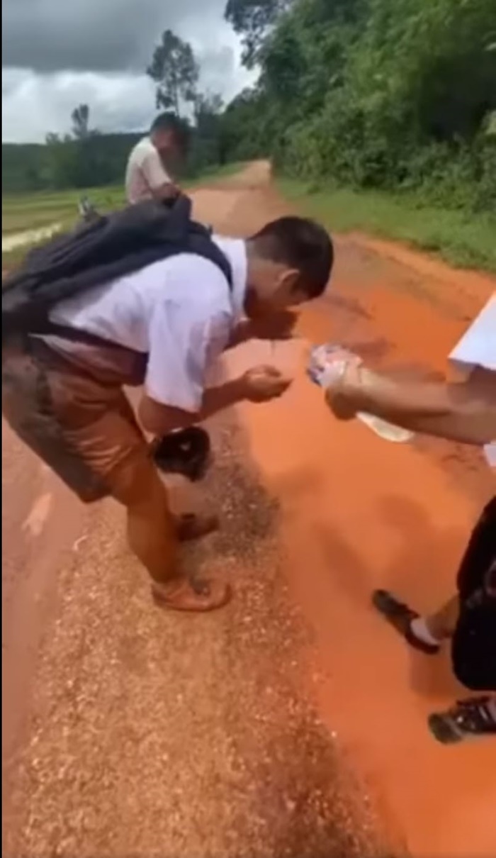 นักเรียนรถล้ม