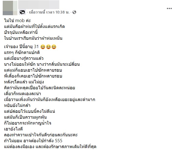 สิ่งนี้...ไม่ใช่ผ้าม็อบ