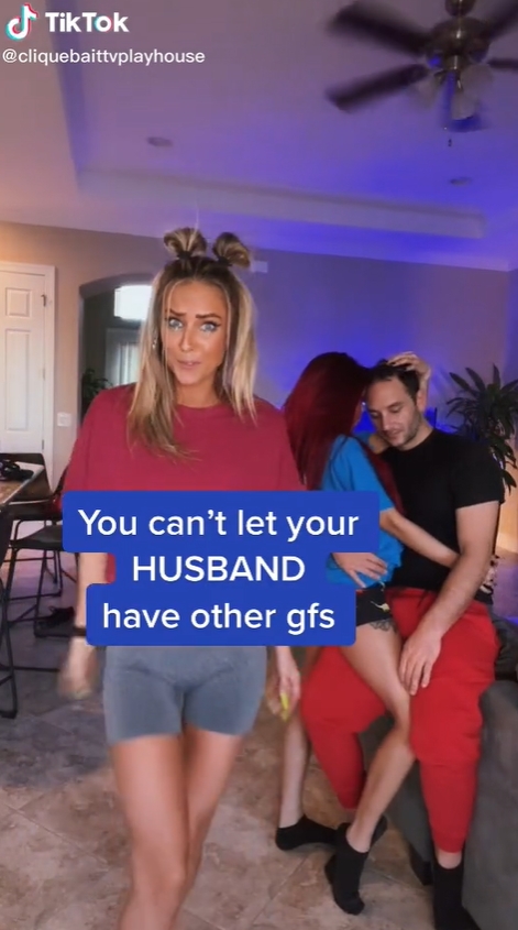 สาวให้สามีทรีซัม 