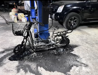  จักรยานไฟฟ้าระเบิด