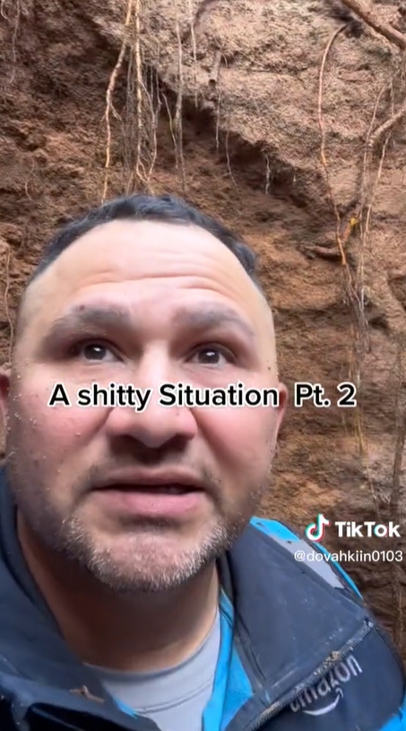 พนักงานส่งของ ตกบ่อเกรอะ