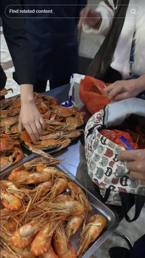 ลูกค้าขโมยอาหาร