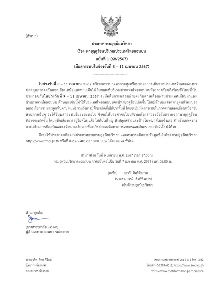 กรมอุตุนิยมวิทยา