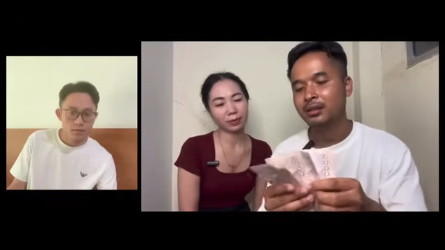 คู่รักชาวลาวเผยเงินเดือน 