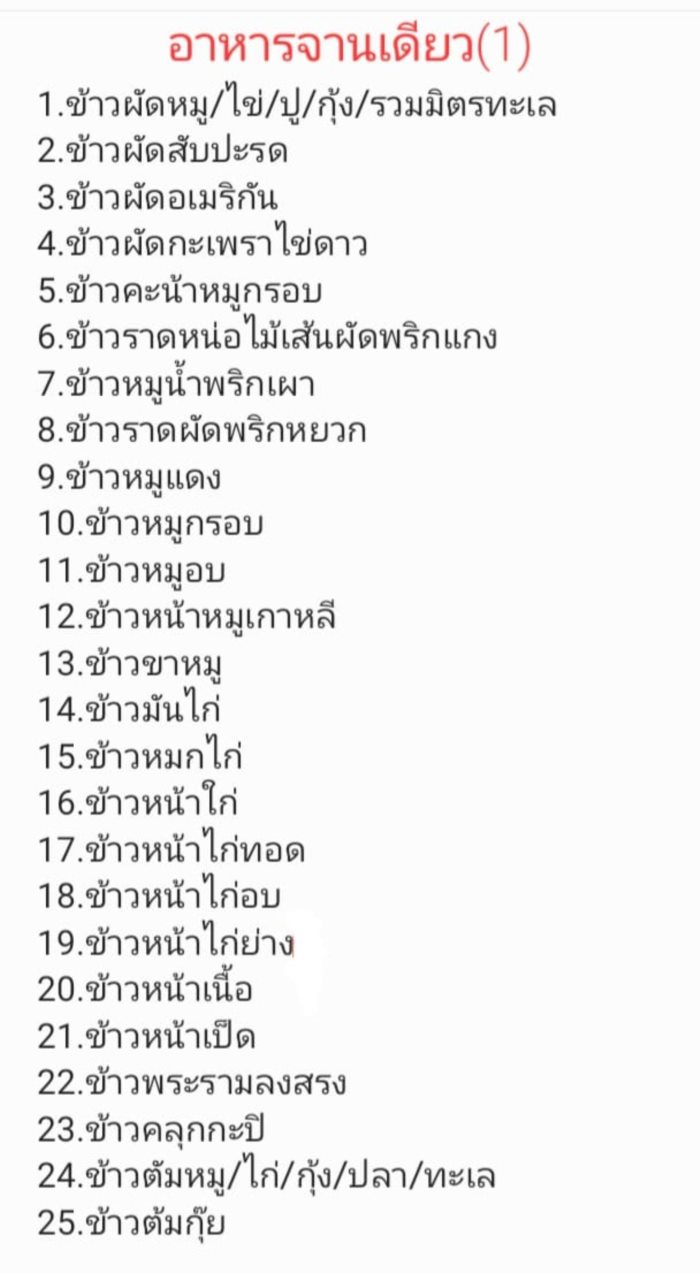  วันนี้กินอะไรดี