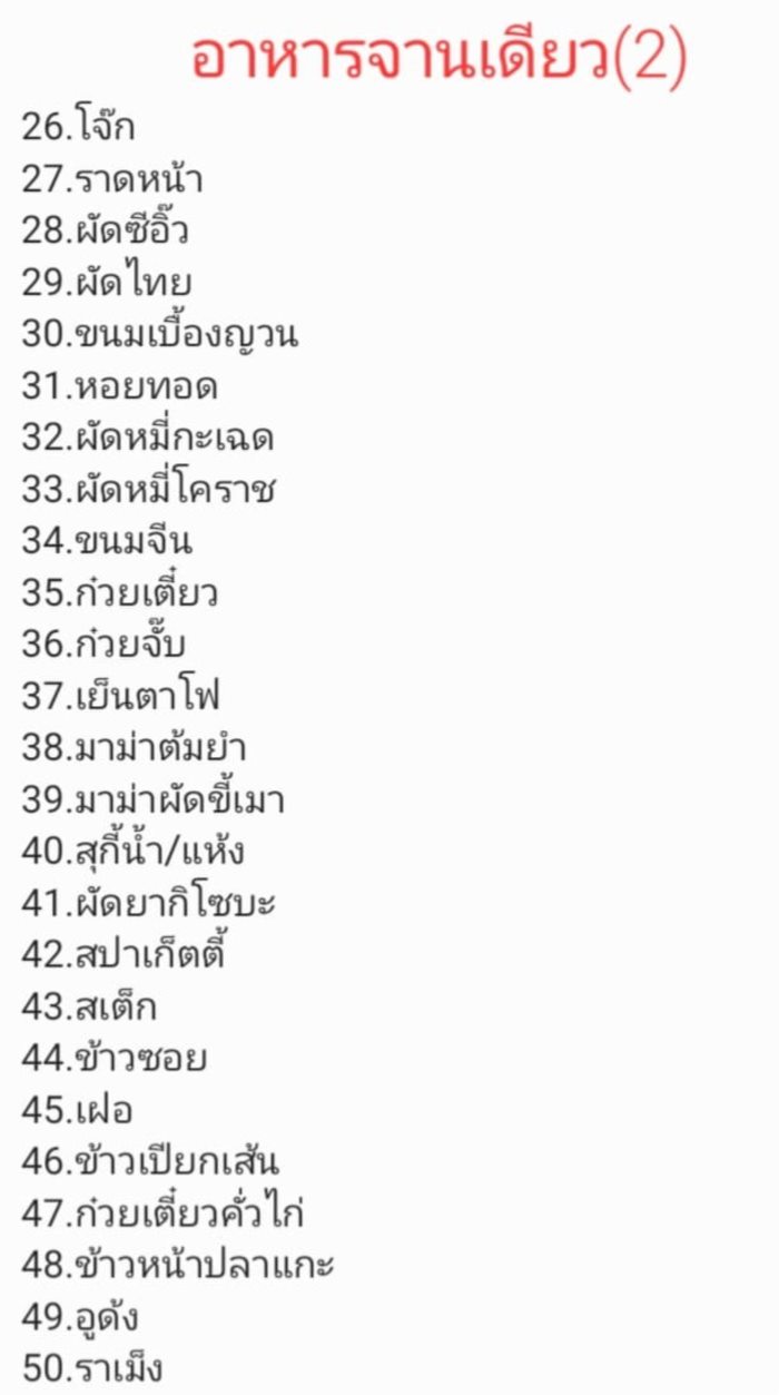  วันนี้กินอะไรดี