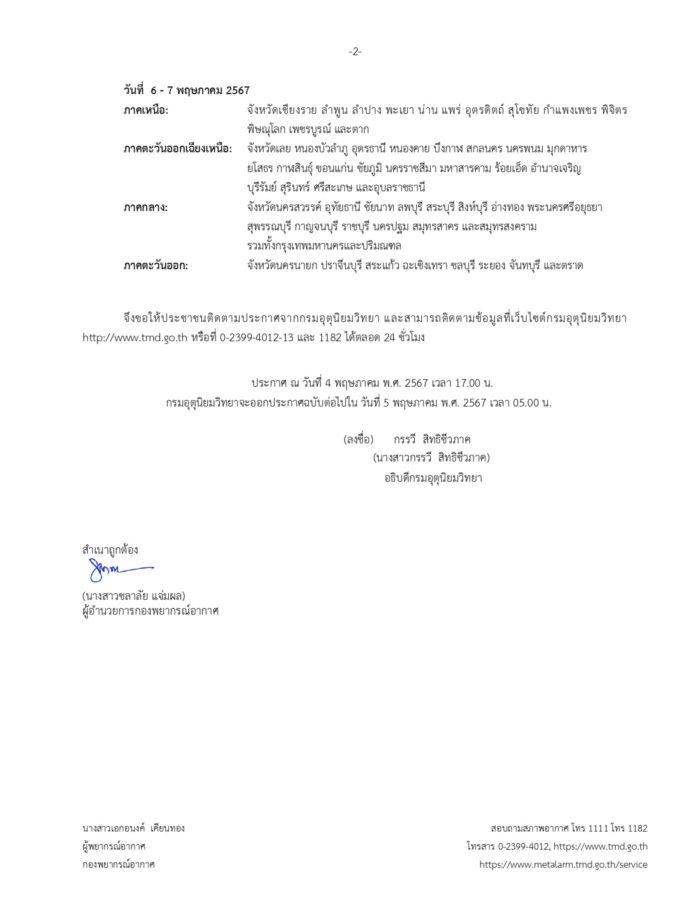  กรมอุตุนิยมวิทยา