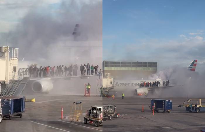 หนีตายไฟไหม้เครื่องบิน 