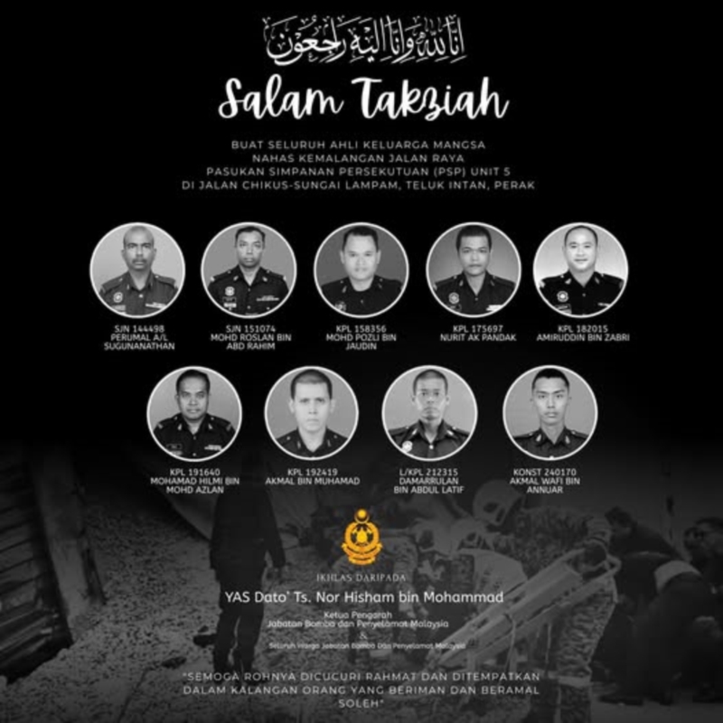 รถบรรทุกหิน ชนรถขนตำรวจ คร่า 9 นาย