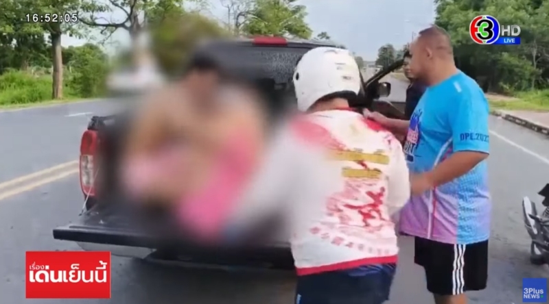 หนุ่มพากิ๊กท้อง 7 เดือน เข้า รร.  สาวช็อกเข้า รพ. ตามเมียมาช่วย