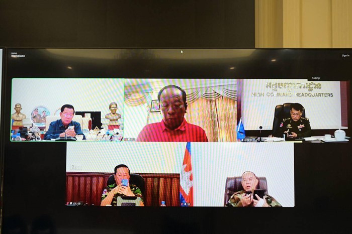 ฮุน เซน โชว์ภาพนั่งบัญชาการ ใส่ร้ายไทยยั่วยุ