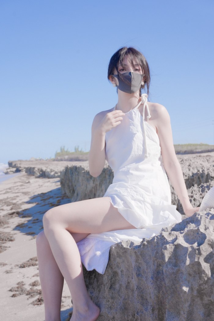 สาวใส่แมสก์เข้าวงการสยิว