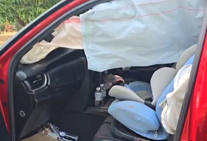 ขับรถชนเด็กตาย แม่ให้ลูก 2 ขวบนั่งตัก