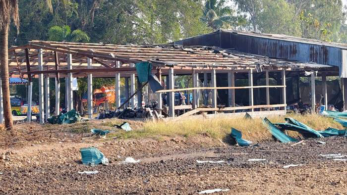 โรงงานพลุระเบิด จ.สุพรรณบุรี